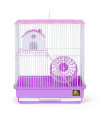 Two Story Hamster Cage - Purple