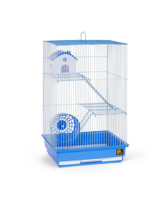 3-Story Hamster/Gerbil Home- Blue