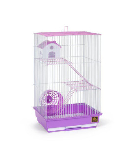 3-Story Hamster/Gerbil Home- Purple