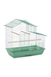 Cockatiel House Bird Cage Single Pack - Green