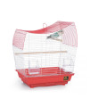 Southbeach Coral/White Wave Top Bird Cage