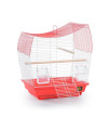 Southbeach Coral/White Wave Top Bird Cage