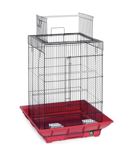 Clean Life Playtop Bird Cage - Red