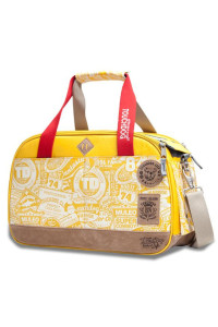 Touchdog Airline Approved Around-The-Globe pasport Designer Pet Carrier- One Size/Yellow