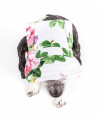 Pet Life 'Botanic Bark' Floral Uv Protectant Adjustable Fashion Dog Hat Cap, Floral - Large