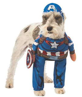 Marvel Walking Captain America Dog Costume