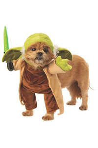 Star Wars Walking Yoda With Lightsaber Dog Costume