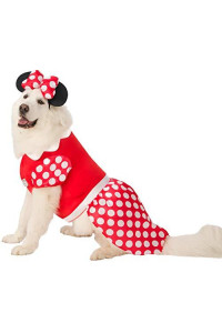 Big Dog Minnie Mouse Dog Costume By Rubie'S