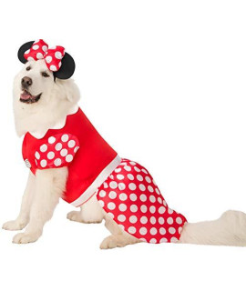 Big Dog Minnie Mouse Dog Costume By Rubie'S