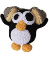 Knit Knacks Hipster Penguin Organic Dog Toy