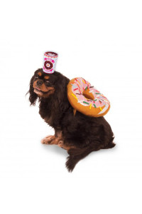 Donut and Coffee Dog Costume