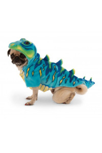 Dino Dog Hoodie Costume - Blue