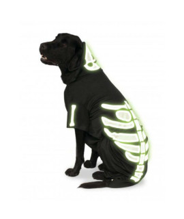 Rubies Big Dog Glow In The Dark Skeleton Dog Costume