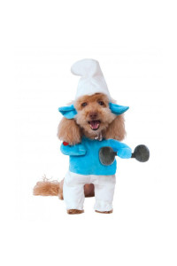 Walking Hefty Smurf Dog Costume by Rubies