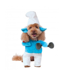 Walking Hefty Smurf Dog Costume by Rubies