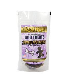 Real Meat Zombie Apocalypse Dog Treats - Beef, Oatmeal and Molasses