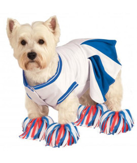 Rubie's Cheerleader Halloween Dog Costume - Blue