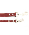 Tuscan Leather Dog Leash by Auburn Leather - Red