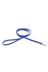 Town Leather Dog Leash by Auburn Leather - Royal Blue