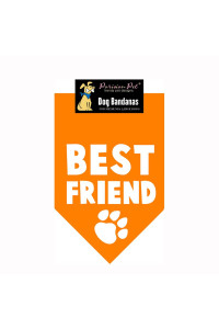 Best Friend Dog Bandana - Orange