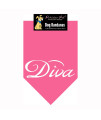 Diva Dog Bandana - Pink