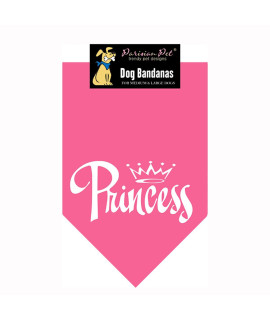 Princess Dog Bandana - Pink