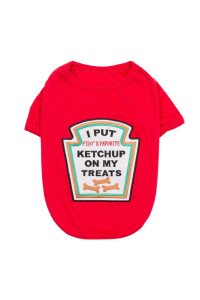 Ketchup Licker Dog Costume Shirt