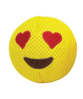 FouFou Dog Emoji Ball Dog Toy - Love