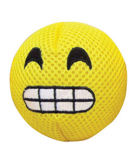 FouFou Dog Emoji Ball Dog Toy - Happy