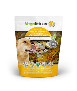 Vegalicious Healthy Dehydrated Dog Treats - Squash Rings