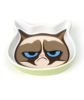 Grumpy Cat Saucer - Green