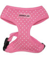 Parisian Pet Polka Dot Freedom Dog Harness - Pink