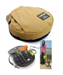 Multisak Dog Leash Accessory Bag - Beige