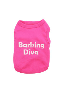Barking Diva Dog Tank by Parisian Pet - Pink