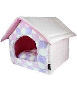 Cotton Candy Dog House - Pink