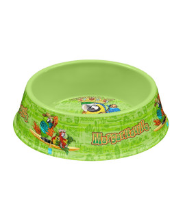 Margaritaville Tropical Icons Dog Bowl by TarHong - Green