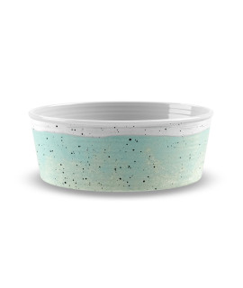 Desert Wash Speckle Dog Bowl by TarHong - Mint