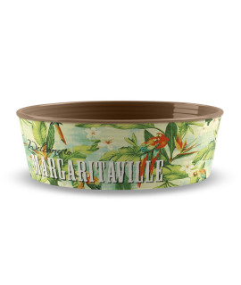 Margaritaville Hawaiian Tropic Dog Bowl by TarHong - Large