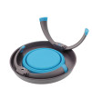 Single Elevated Dog Bowl By Popware - Blue