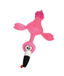 Hear Doggy Flat Dog Toy - Flamingo