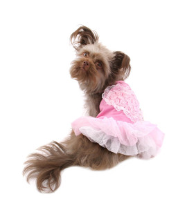 Tutu Heart Dog Dress by Parisian Pet - Pink