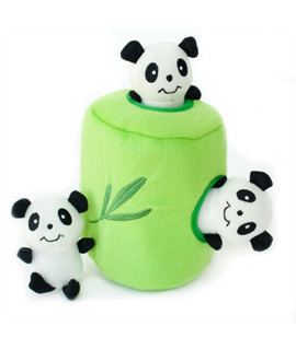 ZippyPaws Burrow Dog Toy - Panda 'n Bamboo