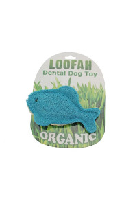 Fish Loofah Dental Dog Toy