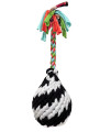 Large Super Scooch Squeak Rope R Ball 11 Inch