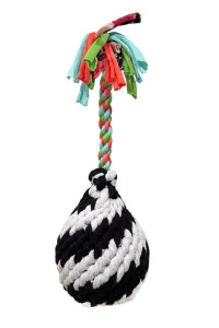 Large Super Scooch Squeak Rope R Ball 11 Inch