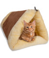 2-In-1 Pet Tunnel Fleece Bed For Cats & Dogs