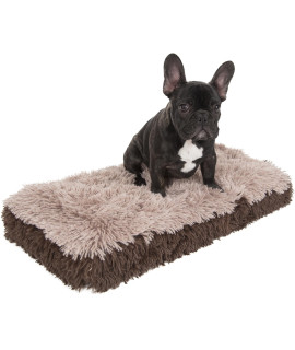 Fuzzy Pet Bed - Small, Beige