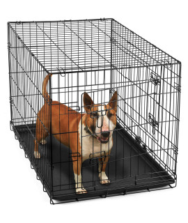 Pet Training Crate Folding Wire Kennel Playpen For Dogs & Cats - 36"