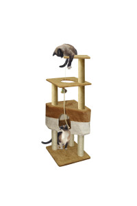 Paws & Pals 16X16X50 Cat Tree House W/Scartching Post Towers