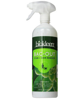 Biokleen Bac-Out Stain + Odor Remover 32 Oz Foaming Spray